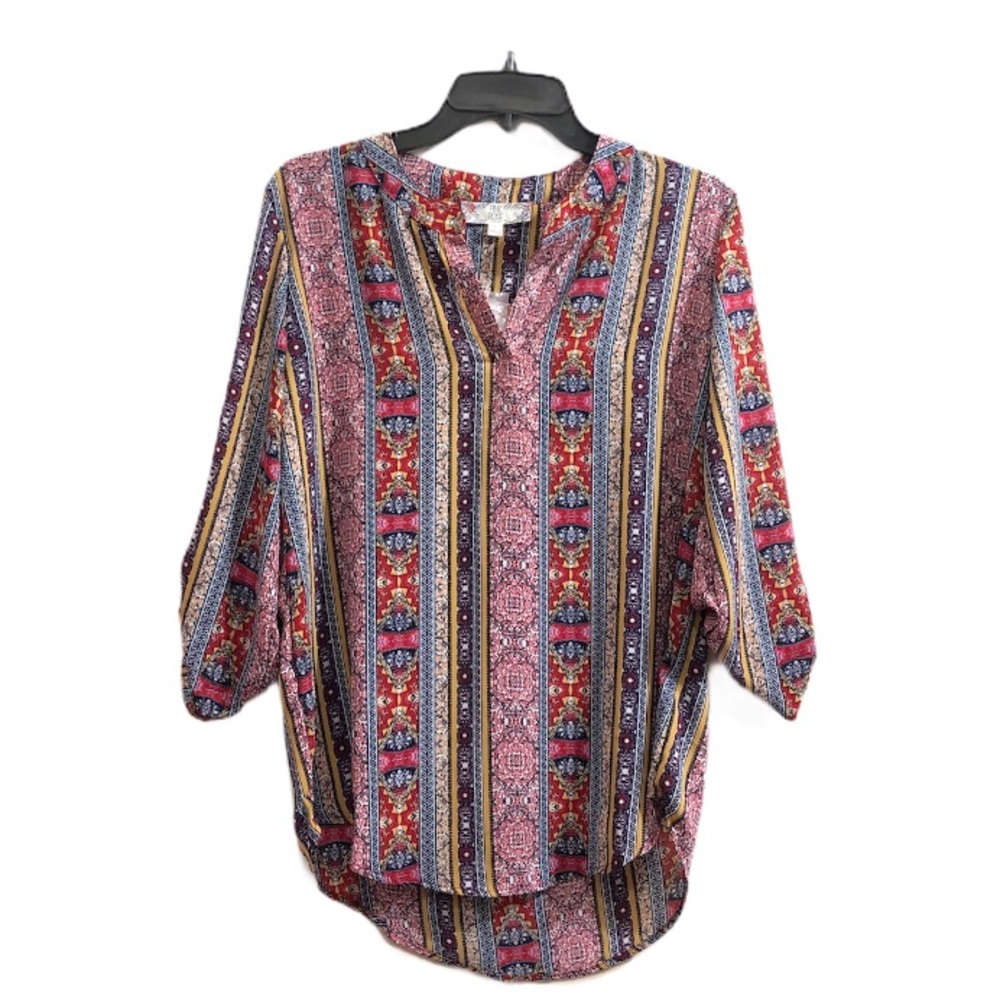 Pink Rose Vintage Style Boho Women’s Shirt Small